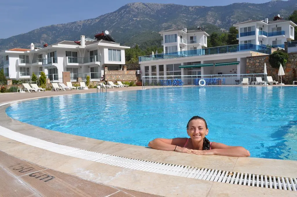 Orka Royal Hills Apartments D1 Patio And Bbq Олудениз